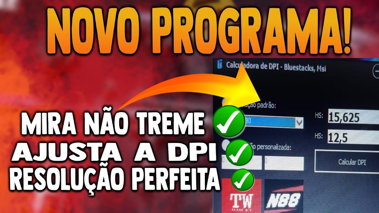 Como achar resolução e dpi correta para seu emulador -  #BLUESTAKS #MSI #FREEFIRE