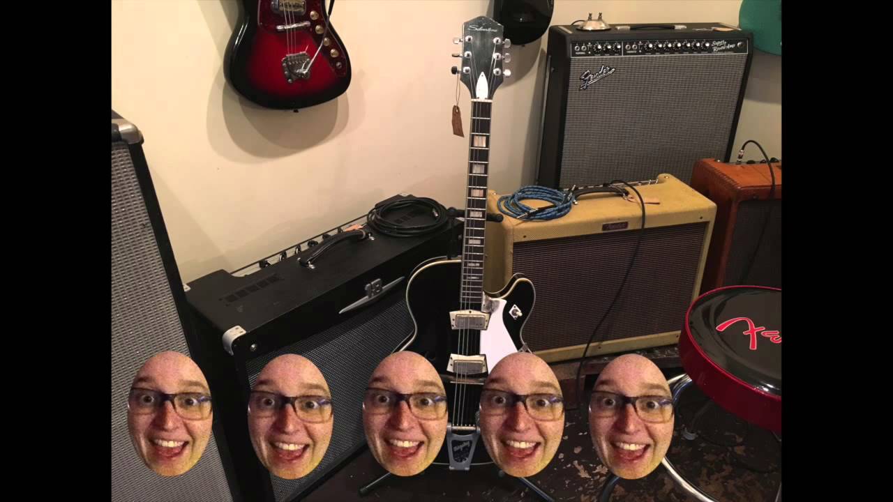 Silvertone 1446 and 80's Purple and Blue Dress