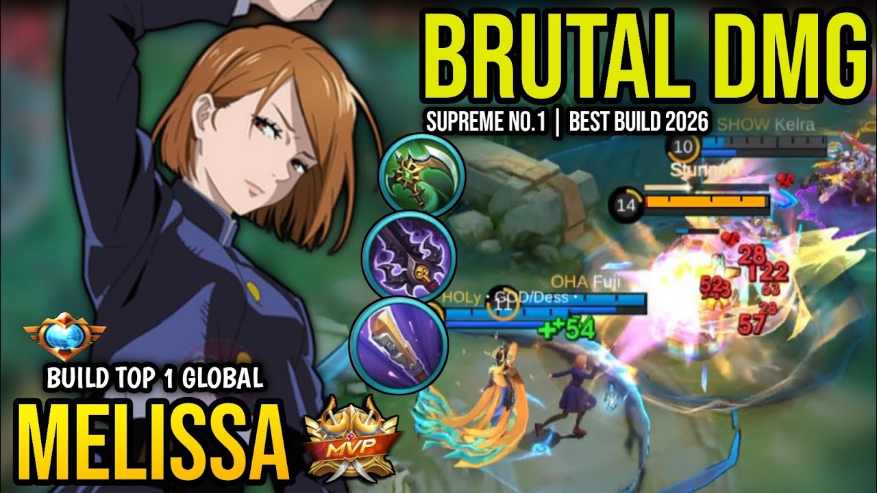 MELISSA BEST BUILD 2025 | BUILD TOP 1 GLOBAL MELISSA GAMEPLAY | MOBILE LEGENDS✓