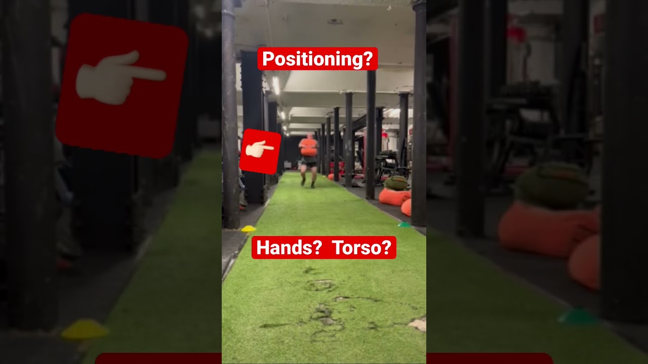 FRONT CARRY - hands around centre of mass ⬆️ grip efficiency. High enough for legs to move freely