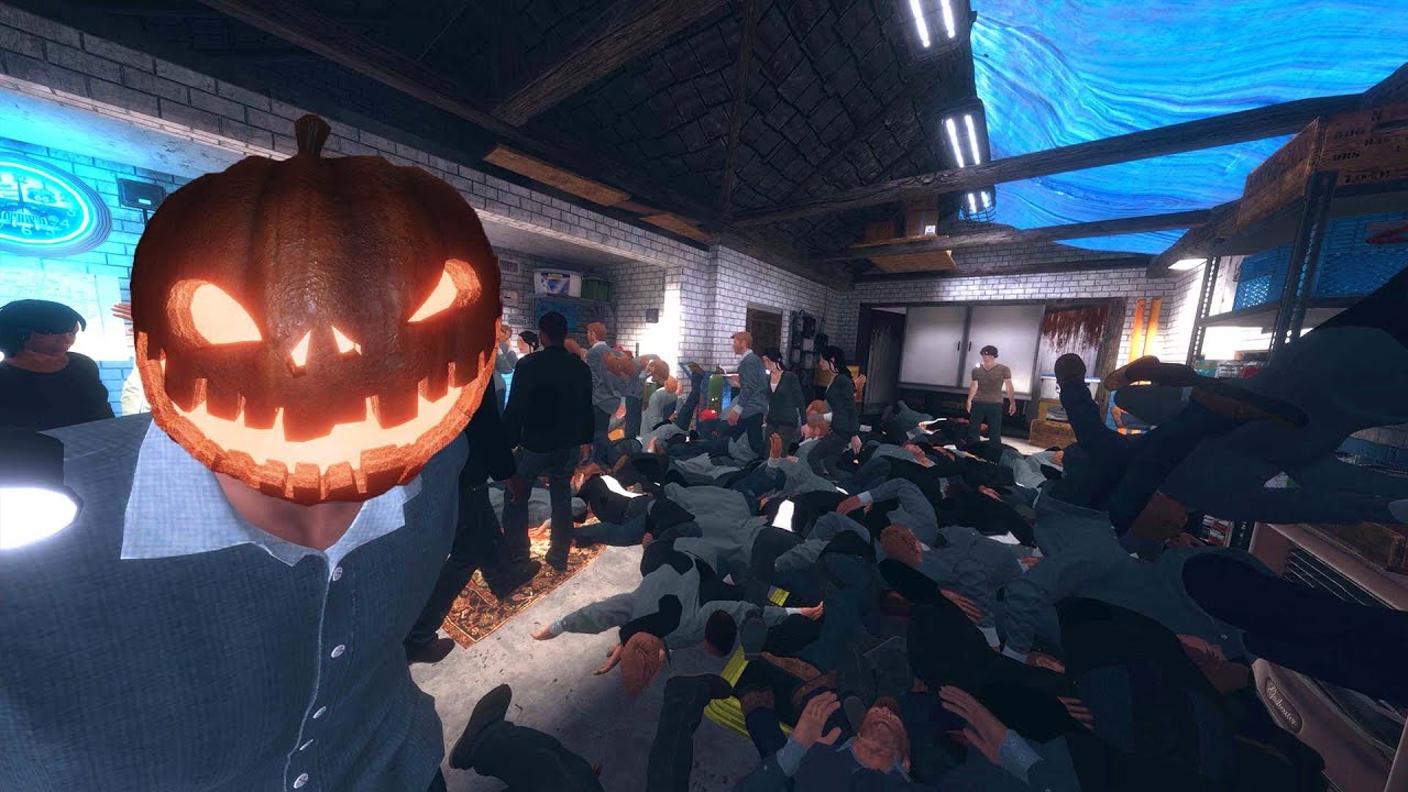 Phasmophobia but there's 100 people
