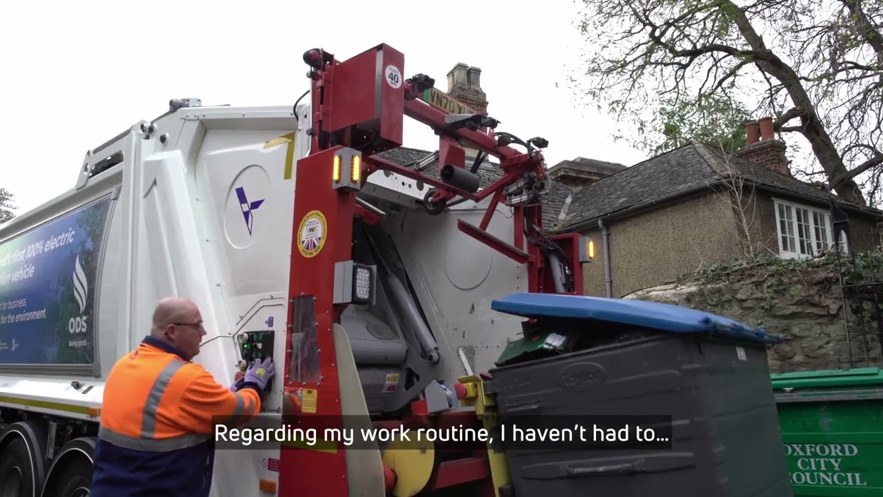 EV Champions - Oxford's first electric bin lorry
