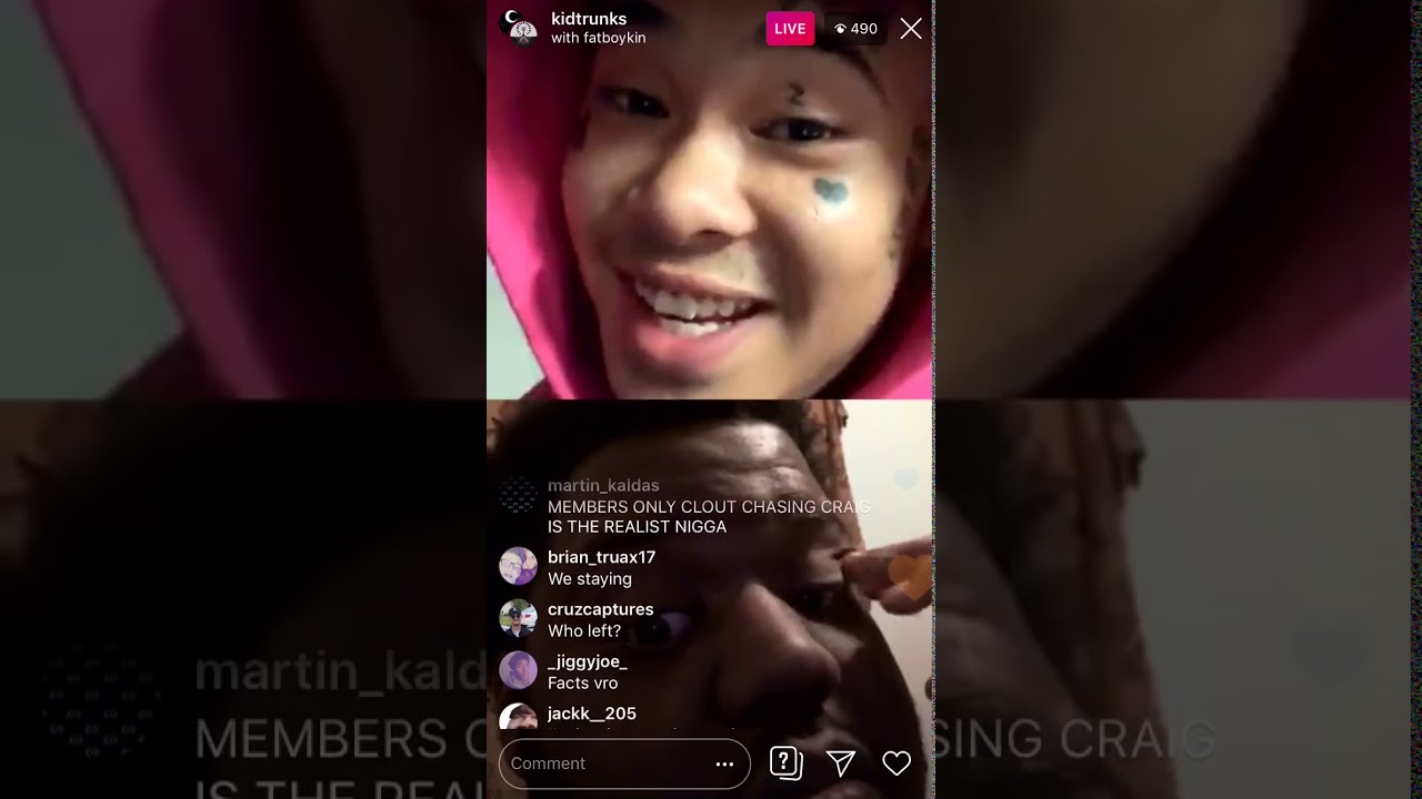 MEMBERS ONLY RESPOND TO CRAIG XEN LEAVING  (KID TRUNKS, KIN$SOUL, BASS SANTANA, etc)