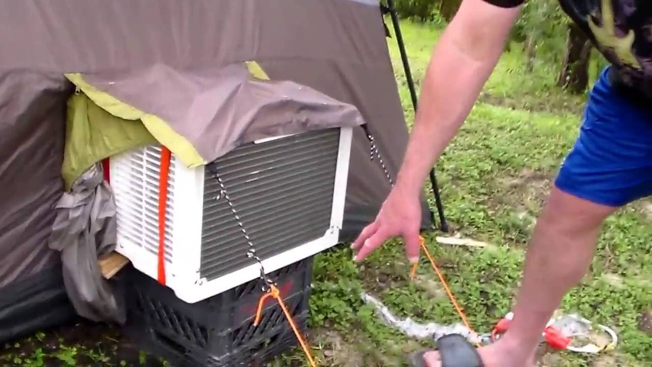 Ozark Trail 20 x 10 Cabin Tent, Camping with Air Conditioning - How to