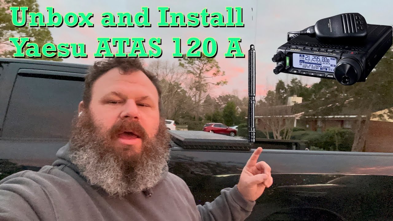 Installing , Unboxing then using a Yaesu ATAS 120A on my Ram 2500