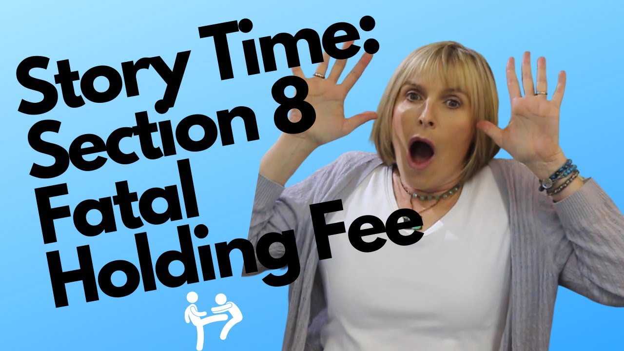STORY TIME:  Fatal Holding Fee.  Section 8 Tenant Wanted to Kill Me!  Section 8 Secrets Revealed