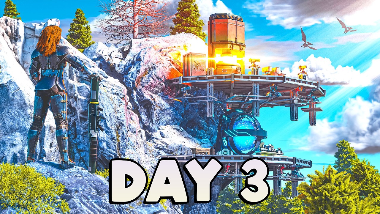 The ARK Sky Base That Made Me A Rich SOLO On Day 3!