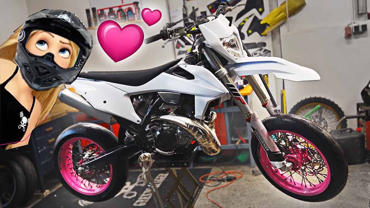Epischer Supermoto Umbau für meine Freundin - KTM EXC 300
