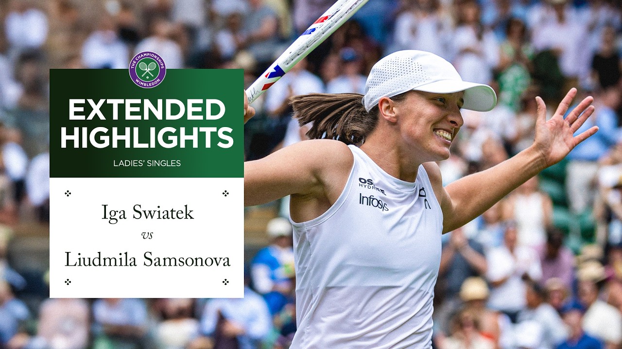 Iga back to her best? | Iga Swiatek vs Liudmila Samsonova | Extended Highlights | Wimbledon 2025