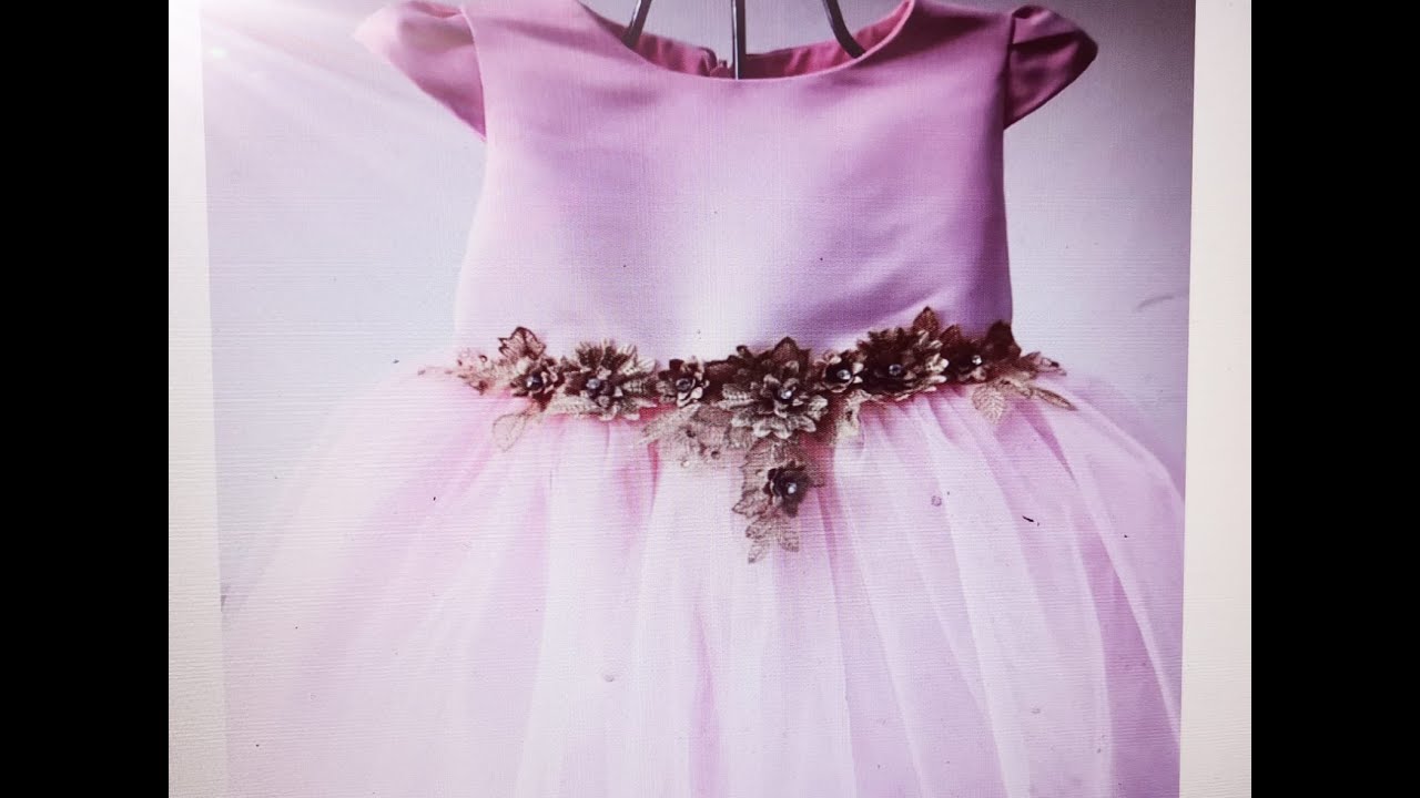 como hacer un vestido de niña fácil y bonito