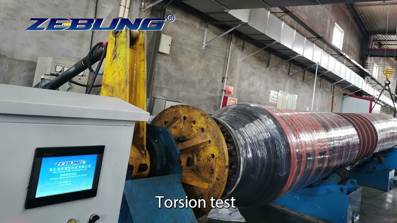 Floating Oil Hose - Torsion & Bending Test & Burst Test -Made By Hebei Zebung