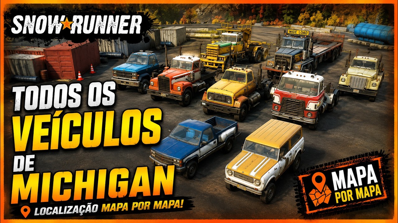 SNOWRUNNER | TODOS OS VEÍCULOS DE MICHIGAN