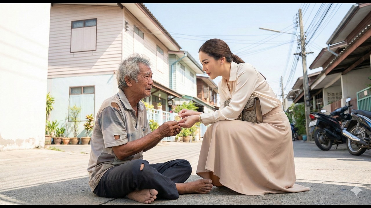 เธอให้เงินขอทานวันละ 20 บาท โดยไม่รู้ว่าเขาคือเจ้าของบริษัทใหญ่ | ตอนจบทำเอาน้ำตาไหล