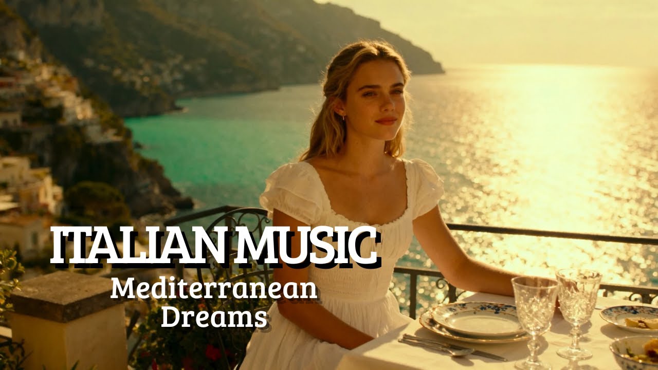 Italy Relaxing Ambience 🎶 2+ Hours Soothing Italy Soundscape Positano Coastal Calm