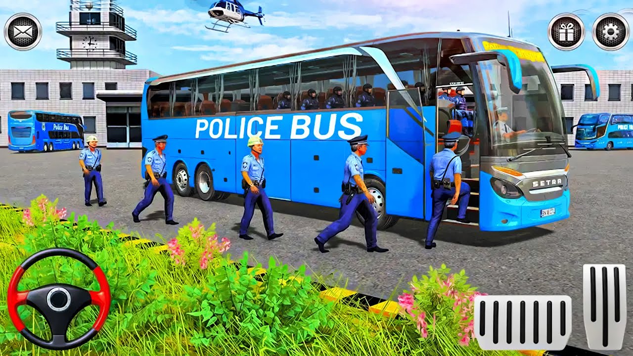 US Police Bus Simulator - Android GamePlay