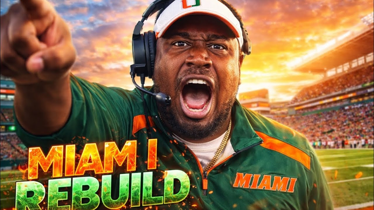 College Football 26 - 2026 Season Back To Back National Champions - Miami Rebuild