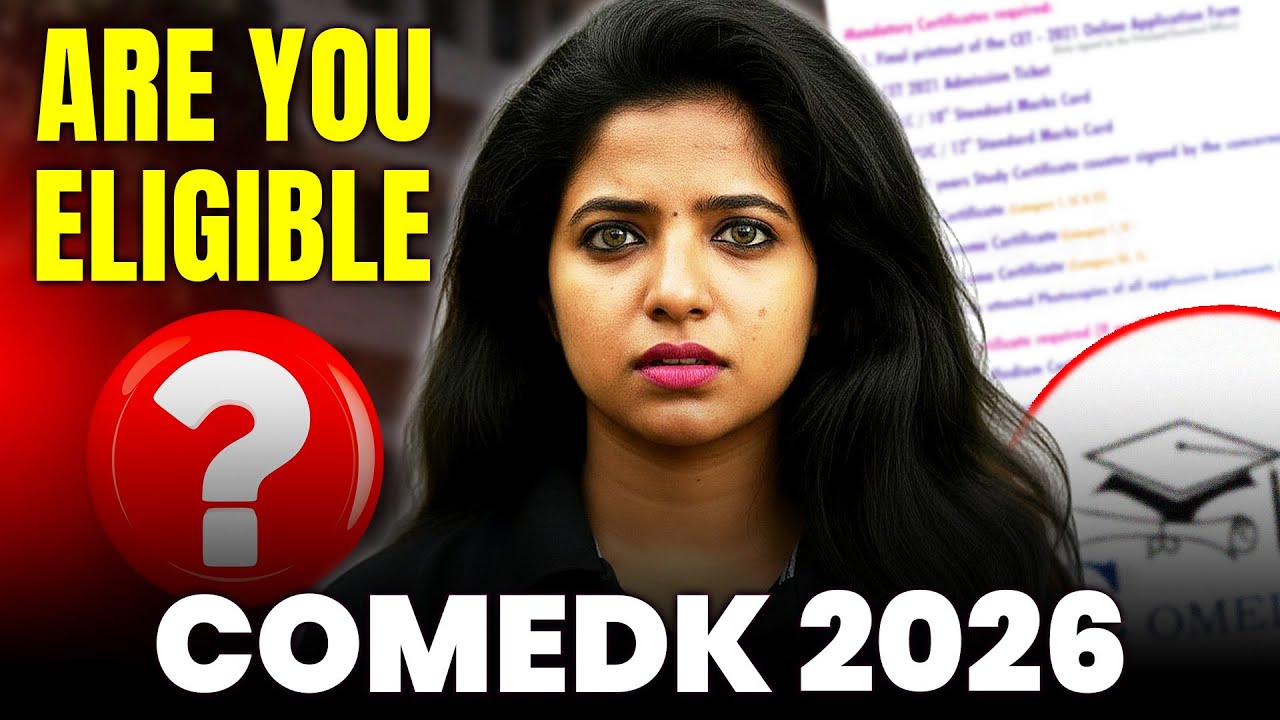 🚨 COMEDK 2026 Eligibility Criteria | FULL Breakdown & Important Details