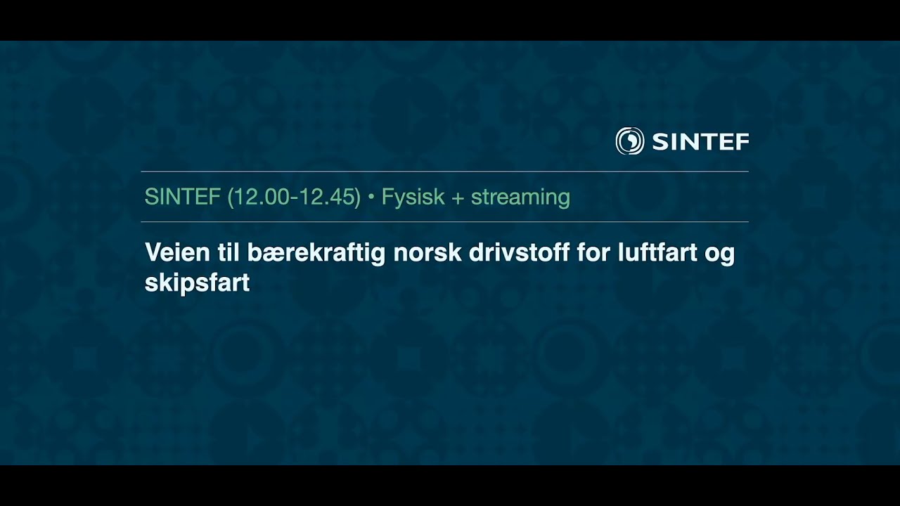 Veien til bærekraftig norsk drivstoff for luftfart og skipsfart - Arendalsuka 2025