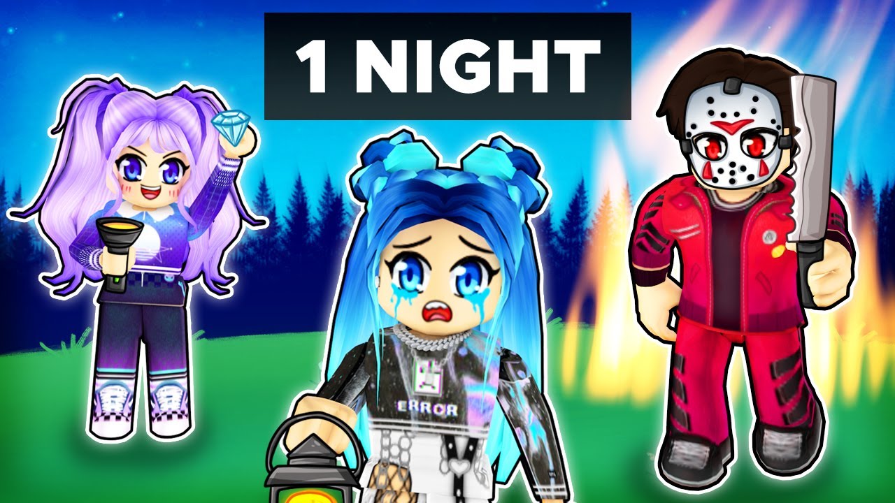1 НОЧЬ, чтобы ВЫЖИТЬ после УБИЙЦЫ в Roblox...