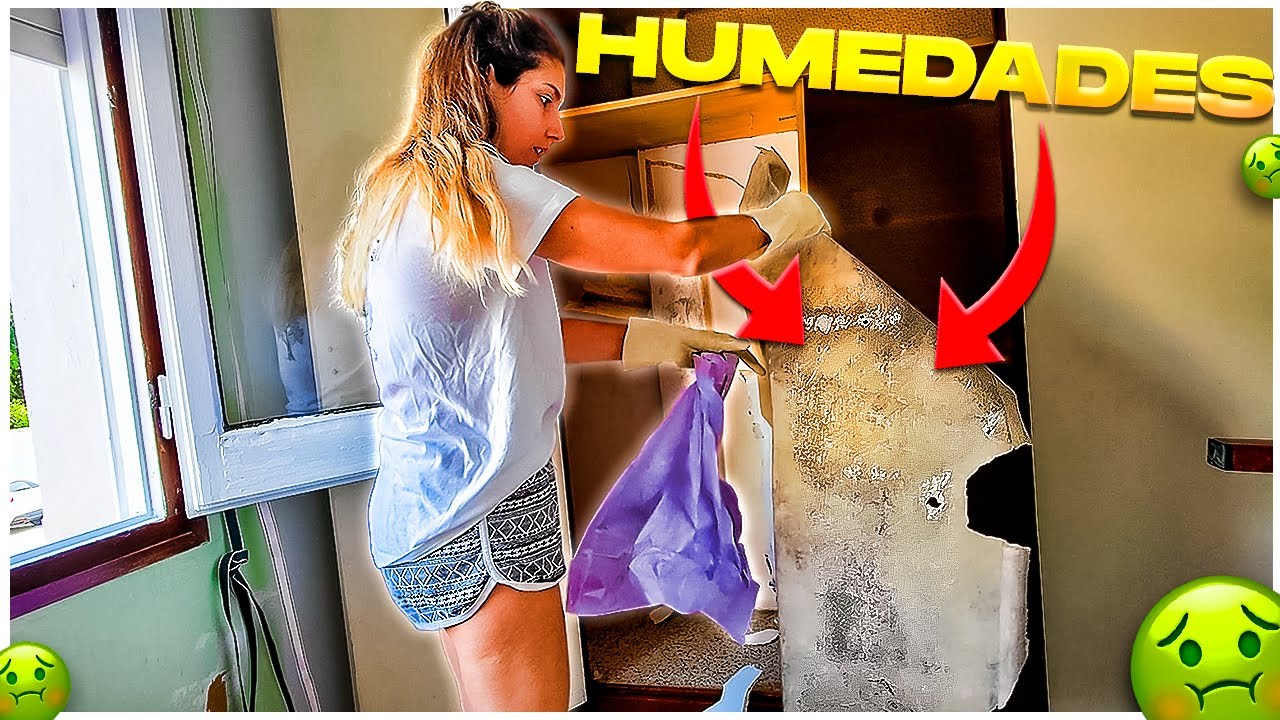 Quitamos HUMEDADES del ARMARIO y PAREDES🤯 Reforma del NUEVO PISO❤️ Ya se va viendo CAMBIO 😱