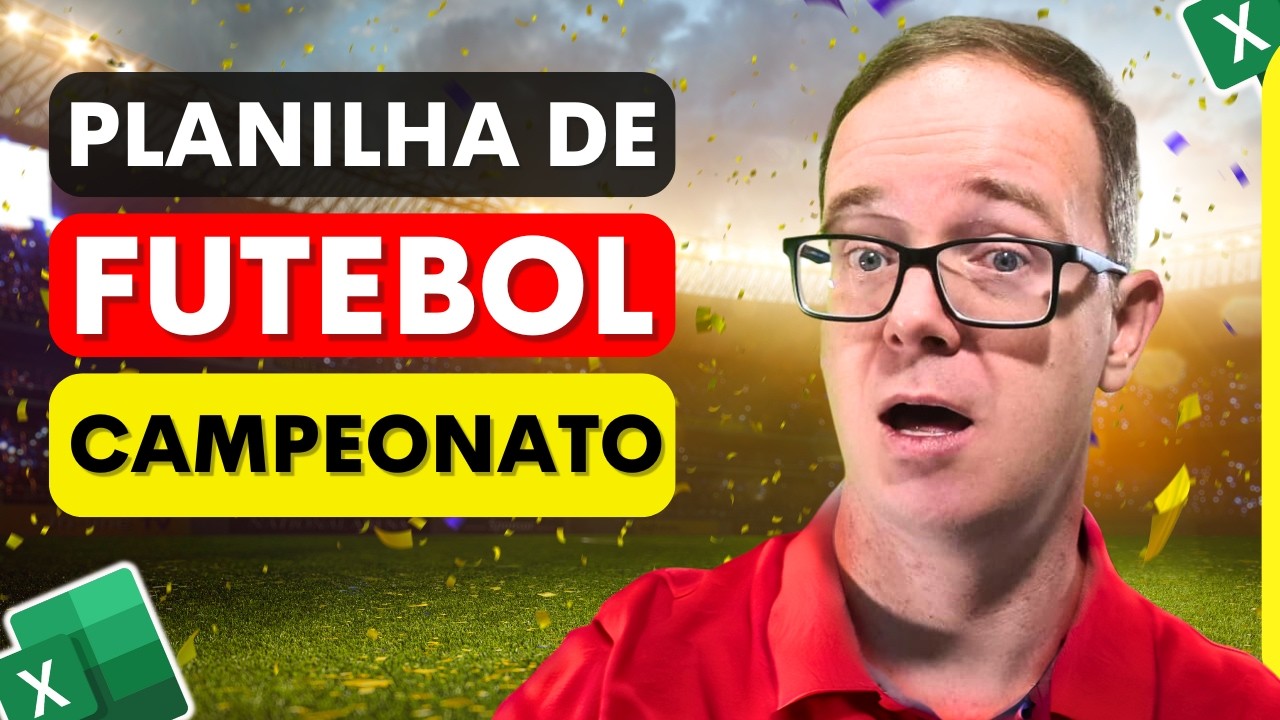 Como Criar Planilha de Campeonato de Futebol Simples no Excel