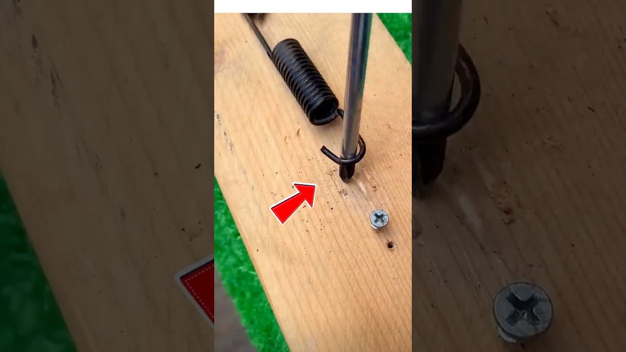 GENIALNY PATENT ZE SPRĘŻYNKĄ ‼️😱😮 ZAPAMIĘTAJ TEN NAJLEPSZY SPOS&Oacute;B O KT&Oacute;RYM WIE NIEWIELE OS&Oacute;B‼️