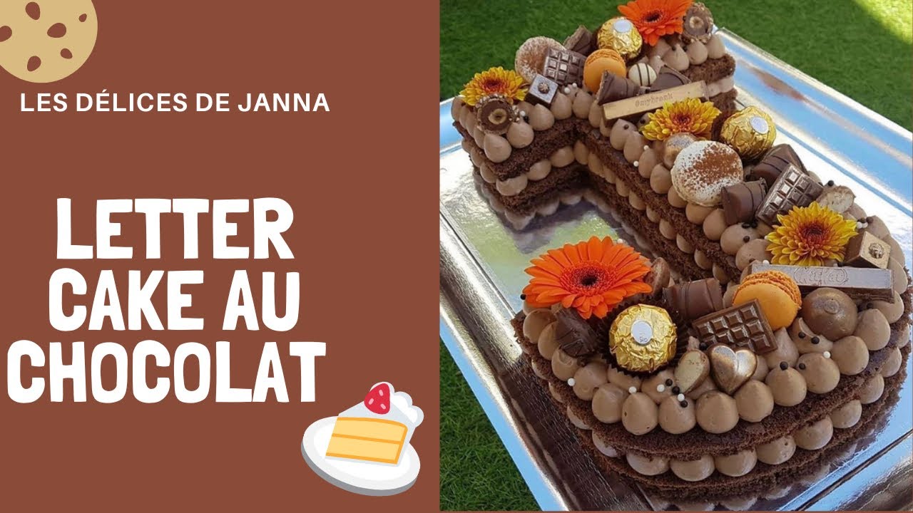 Recette du meilleur letter cake au chocolat🍫😋