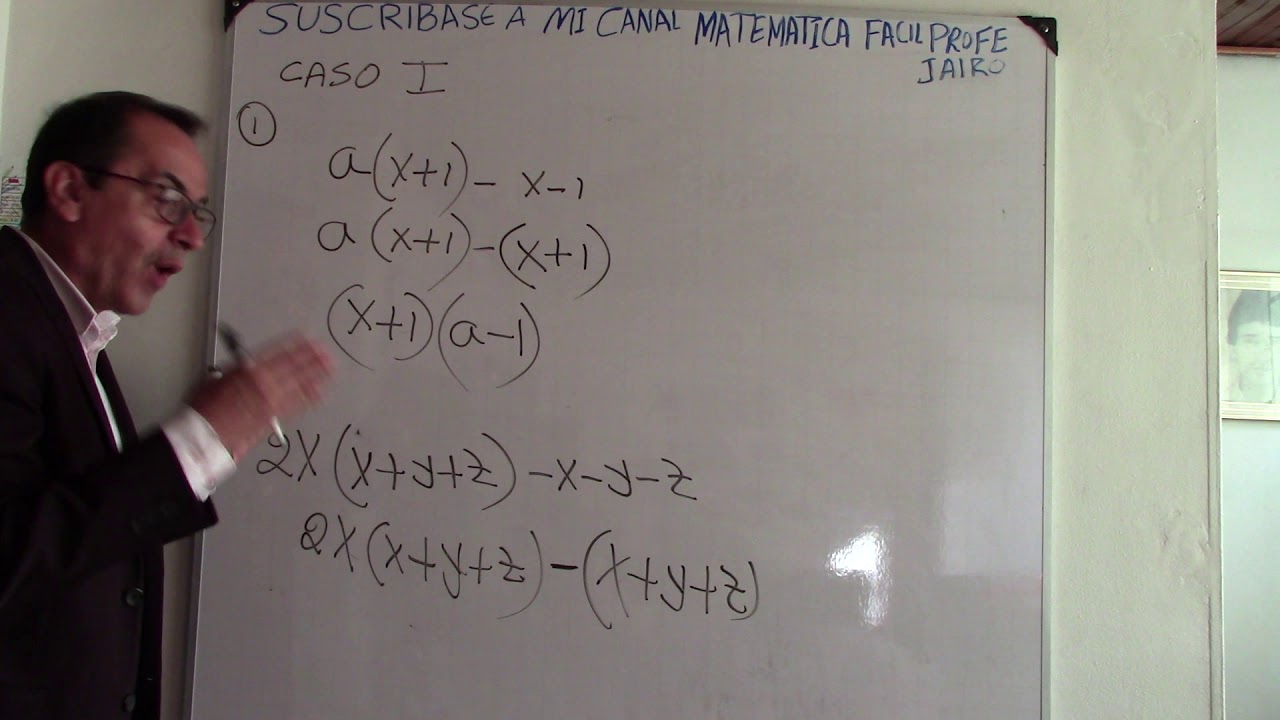 Primer caso de factorizacion (caso especial)