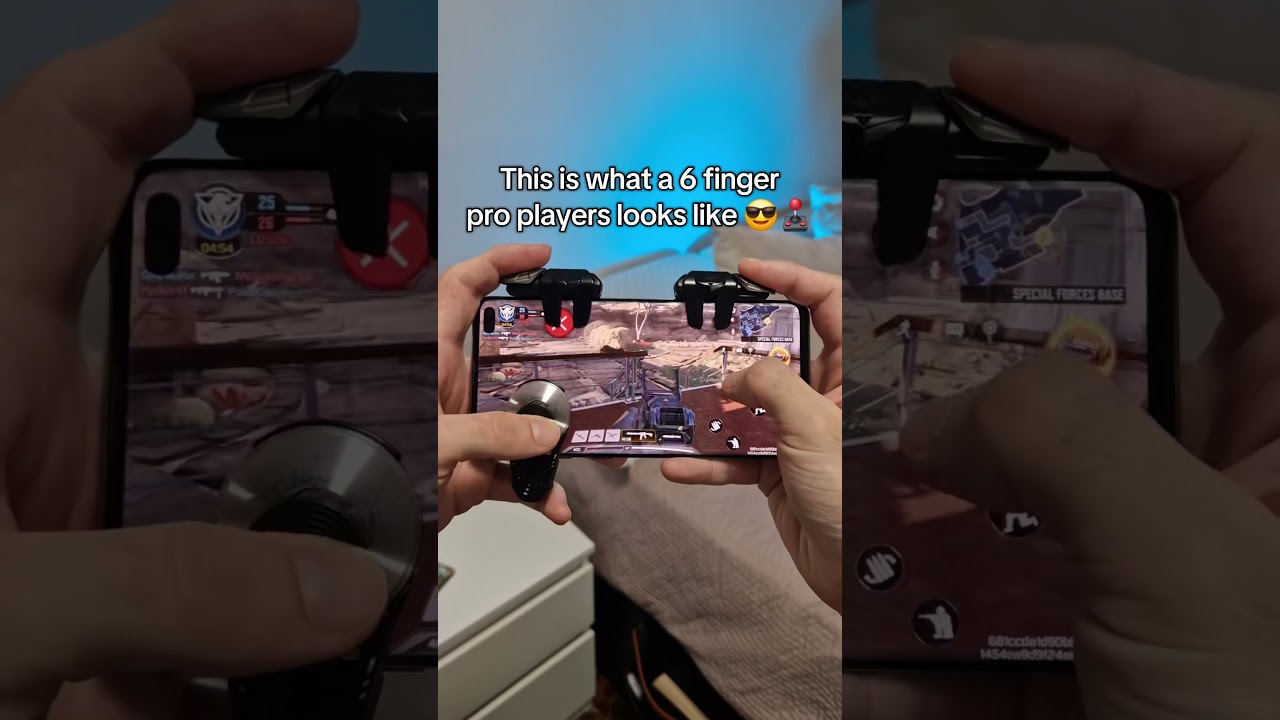 So... 6 fingers players use this gadgets 😮&zwj;💨🕹#codmobile #mobilegame #joystick #triggers #codm