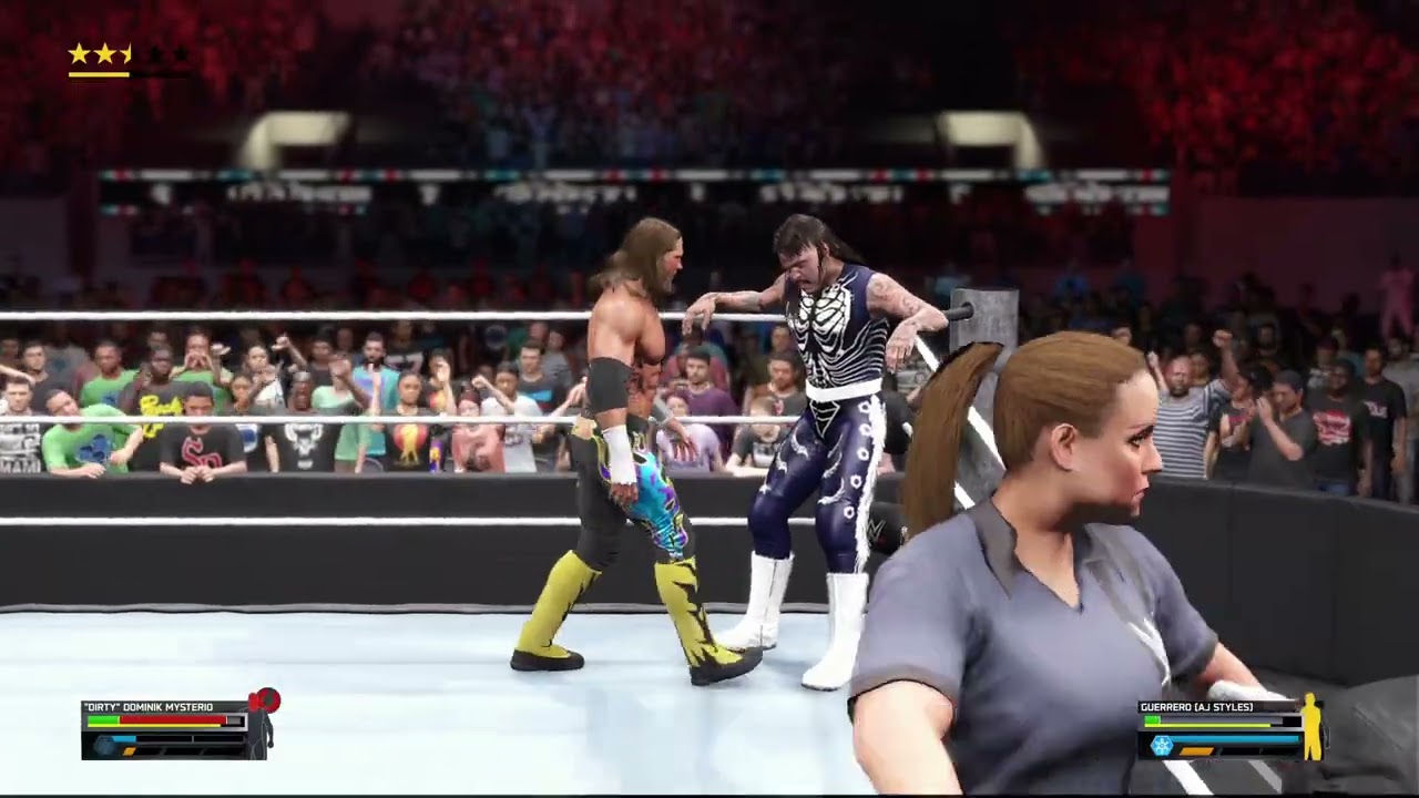 WWE 2K25 - Summerslam | Part 11 | Dirty Dominik Mysterio Vs AJ Styles  intercontinental Championship