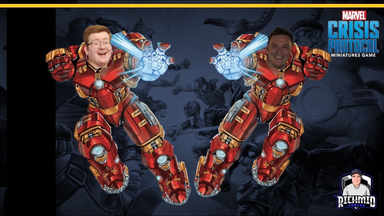 Marvel Crisis Protocol - Live Battle Report, What if there were Two Hulkbusters?!?!?!