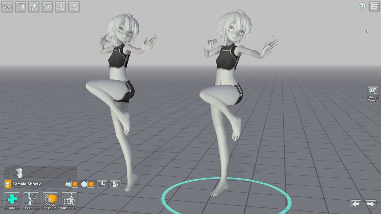 Easy Pose 3D Gizmo test movie