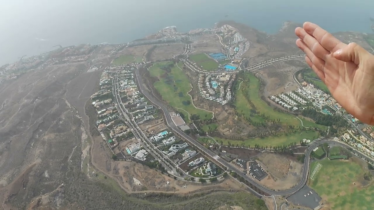 Paragliding in Tenerife 8th feb 2024