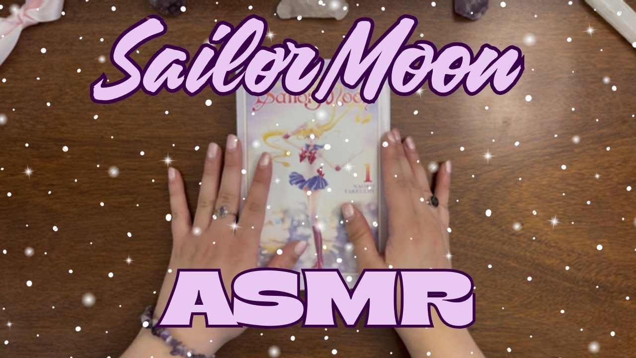 ASMR - Sailor Moon🌙 Whispers, Tapping, Page Flipping ✨