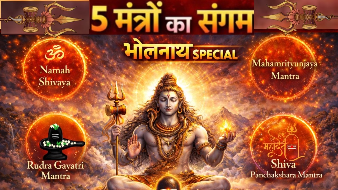 Ultimate Shivratri Chants: Remove All Obstacles | महाशिवरात्रि मंत्र जाप | 5 Powerful Shiva Mantras