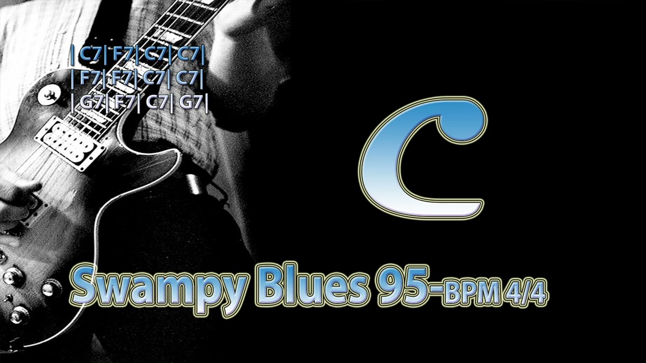 Swampy Blues in C-major 95 BPM 4/4 Backing Track Jam for Free Improvisation!