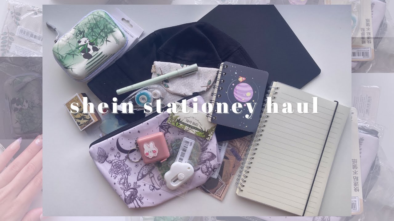 $25 stationery haul from shein 🌷 01 | bullet journal and note taking supplies + more