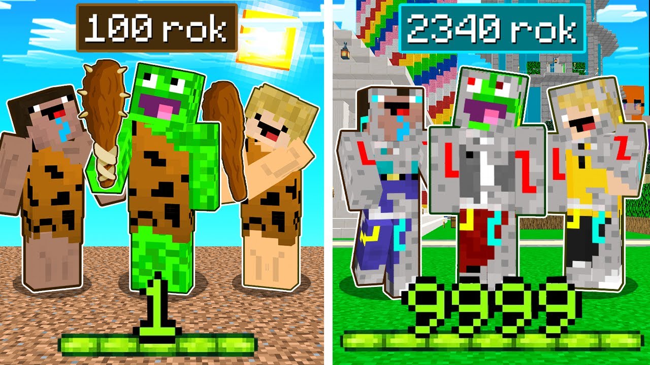 MINECRAFT ALE MÓJ EXP = PRZYSZŁOŚĆ na WOJANOWICACH!