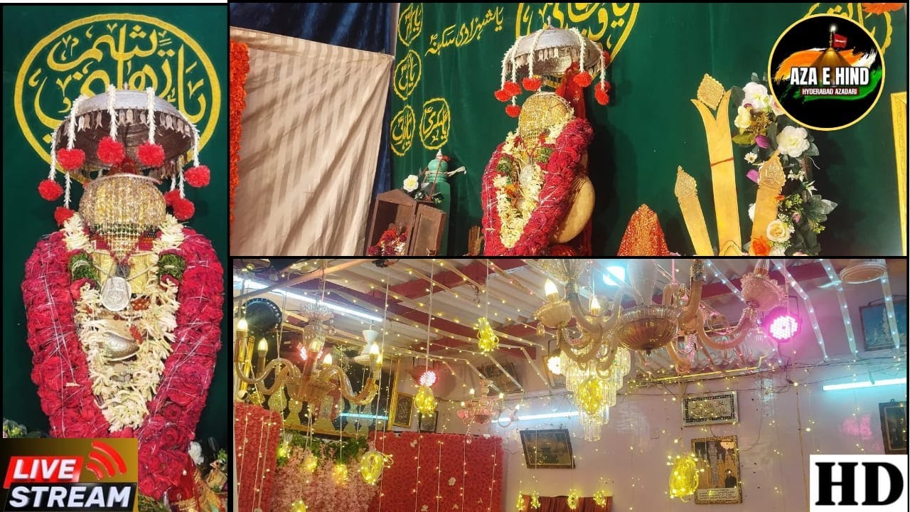 🔴LIVE ON AZA E HIND JASHAN E MISRE TARAH 5 SHABAN ASHOR KHANE E HZR ABUL FAZLIL ABBAS A.S)