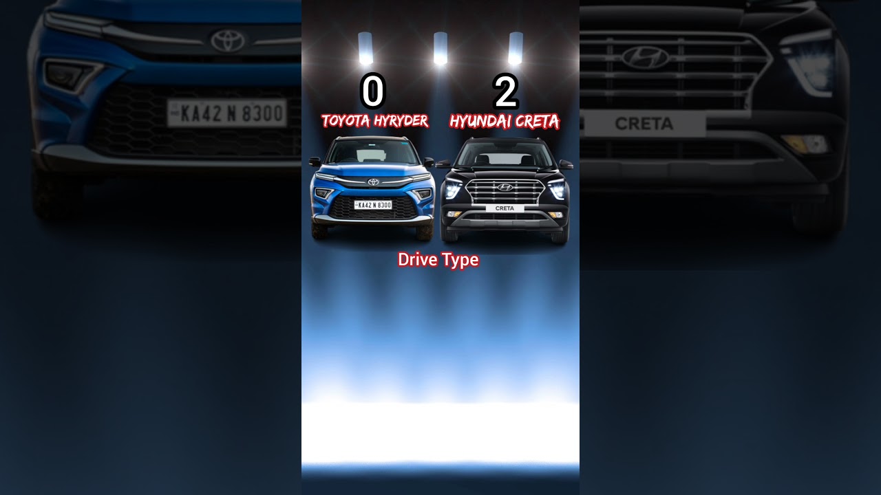 Toyota Urban Cruiser Hyryder Vs Hyundai Creta Comparison | किसी से कम मत समझ लेना 😎