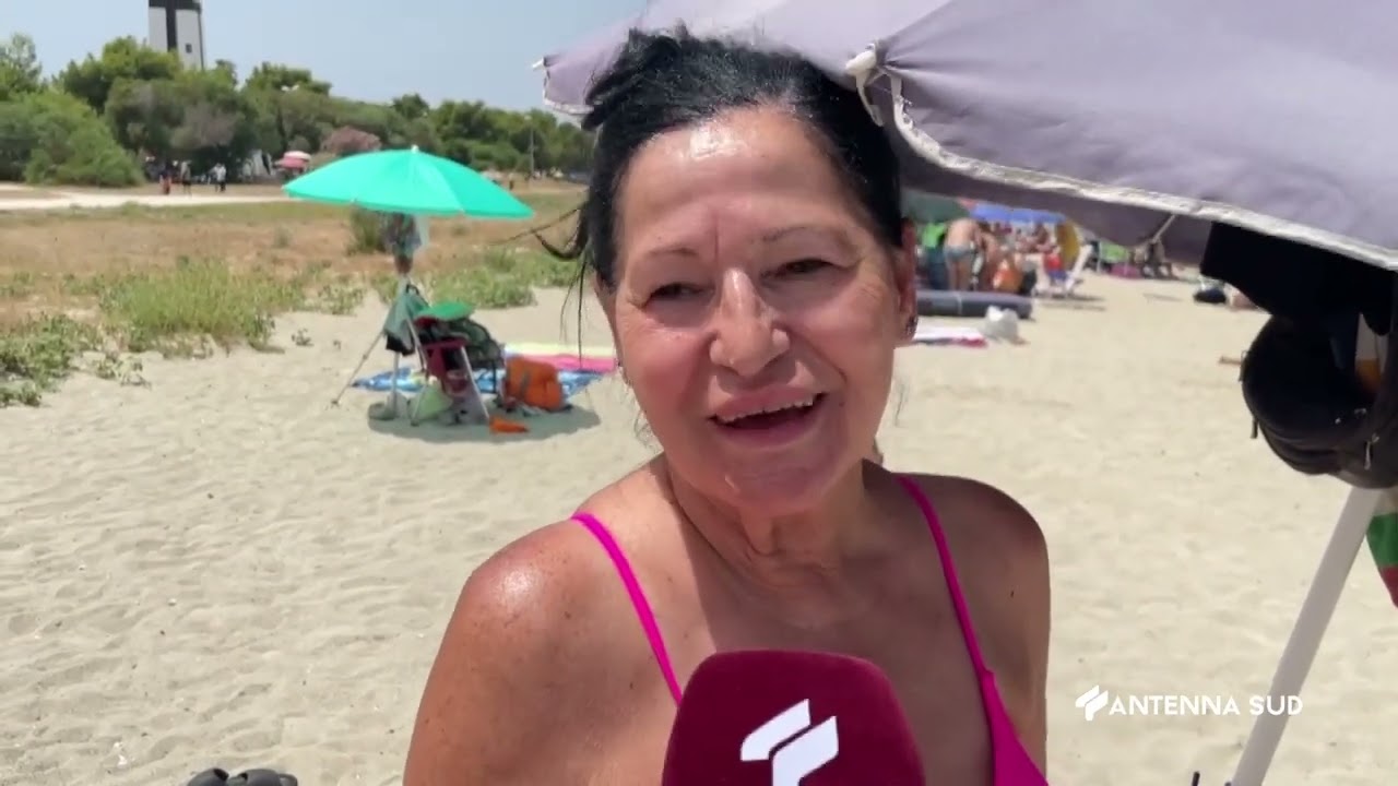 30 GIUGNO 2024   TARANTO   CALDO TORRIDO, SPIAGGE PRESE D'ASSALTO