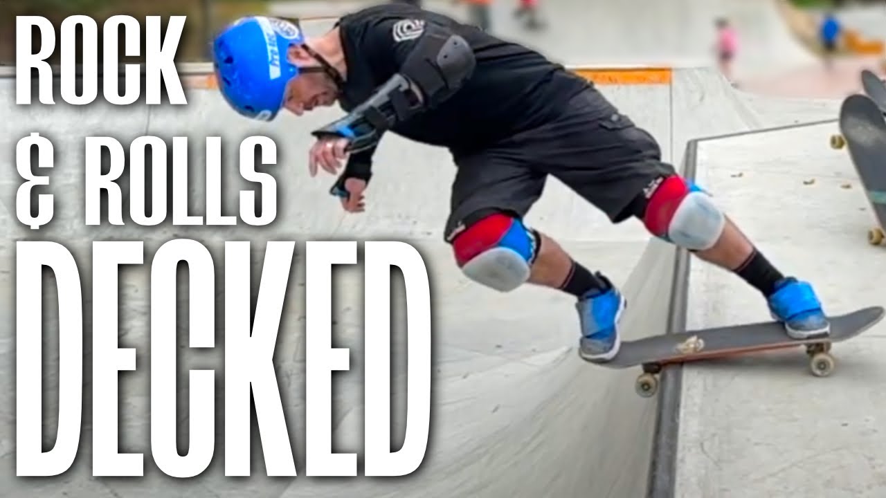 Learning Decked Rock n Roll's on a Skateboard