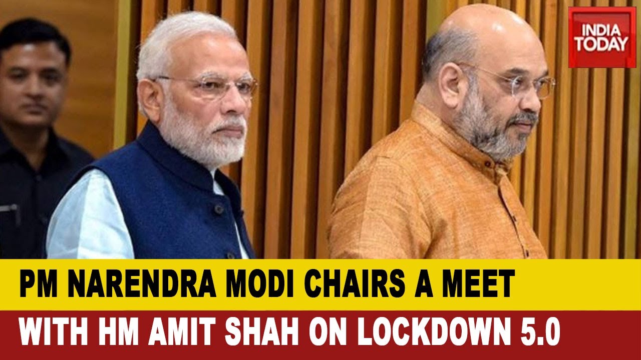 PM Narendra Modi Chairs Meet On Lockdown 5.0; PM Modi Meets UM Amit Shah