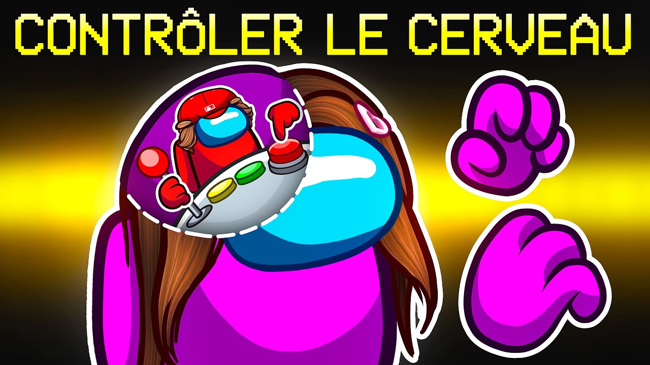 Je CONTROLE mes AMIS par la PENSÉE sur AMONG US !