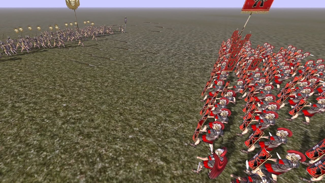 Rome total war Android. Тест на равных. Когорта преторианцев VS Бычьих воинов