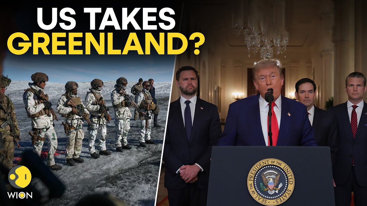 US-Greenland Takeover LIVE: Trump Says US Will Gain Sovereignty Over Key Military Bases | WION