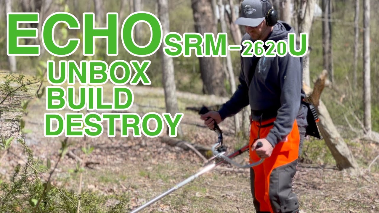 Unboxing and Immediately Installing a SAWBLADE on the Echo SRM-2620U Trimmer!