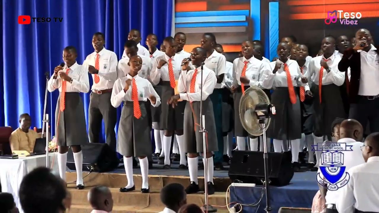 Kiswahaili Gospel performance by Jeressar High School Celebrates Staff