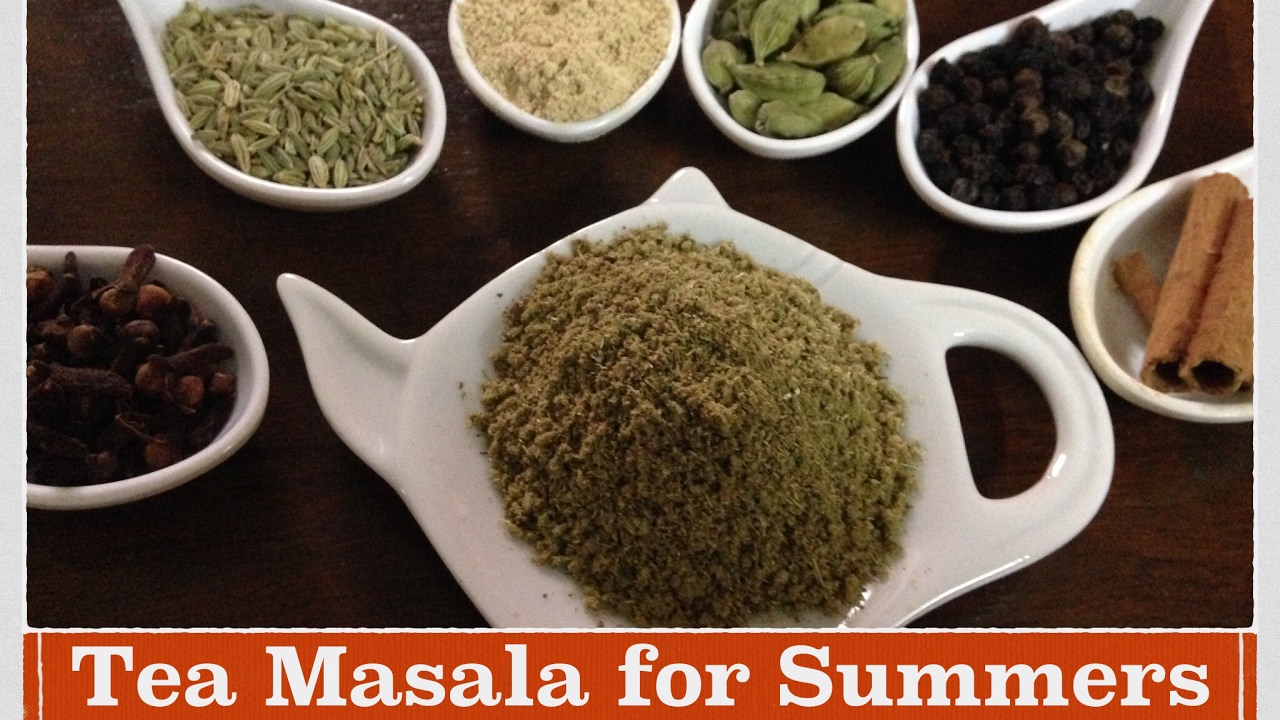 Tea Masala powder Recipe | How to make immunity Booster Tea masala for summers | chai Masala powder