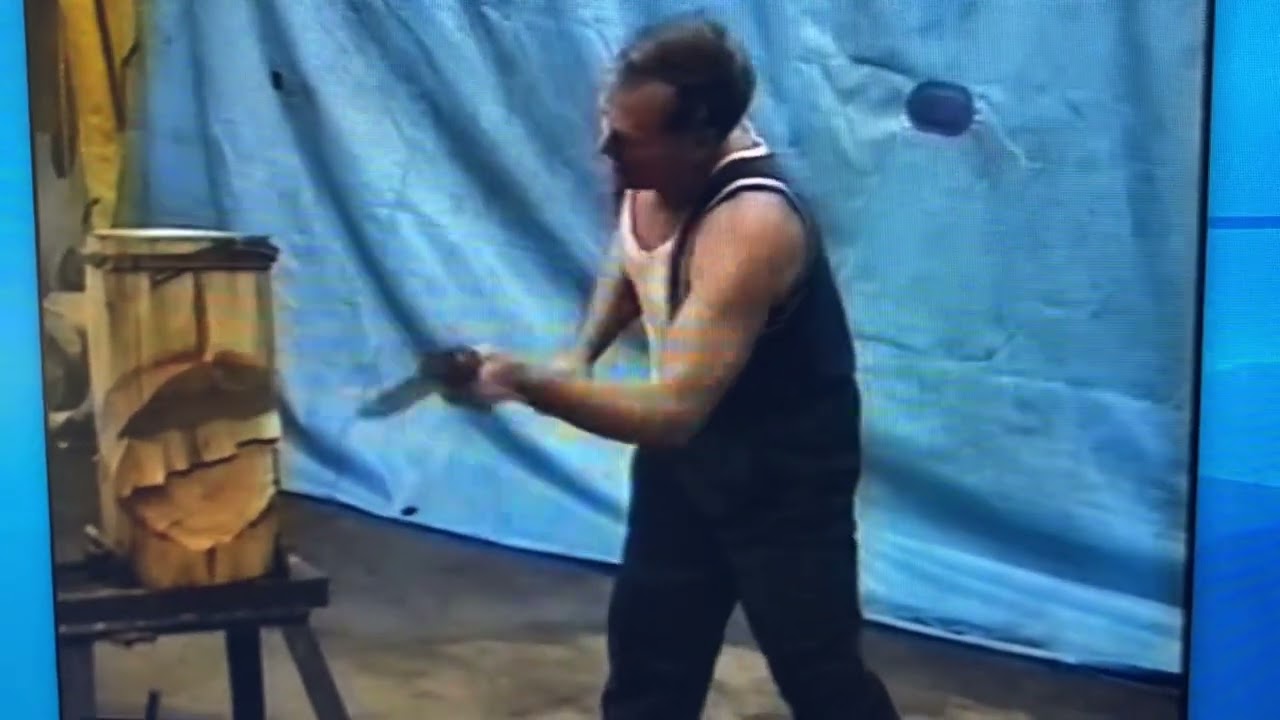 Woodchopping TAA Standing Block Tutorial Video by Bill Youd 1998 @amandabeams3354